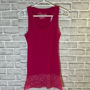 4/$20 Streetwear society  women’s hot pink sleeveless tank top, LARGE